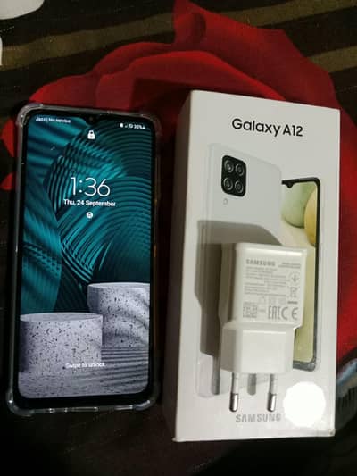 Samsung Mobile A12 4+64 gb duel sim officel. pta