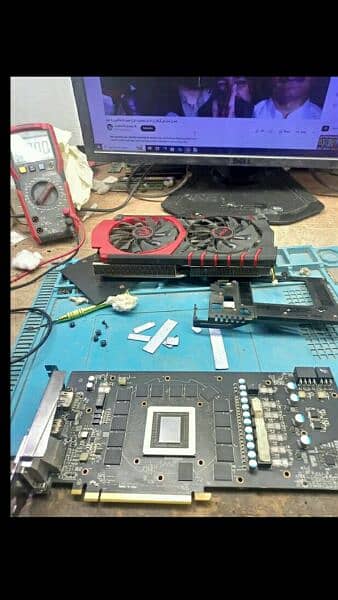 fualty graphics card repairing and buying all models RTX R9 GTX RX all 2
