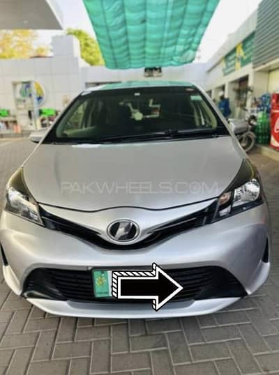 Toyota Vitz 2015 Silver 2015 second Owner