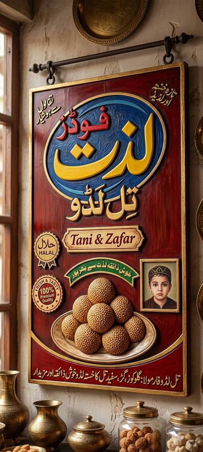 5KG Fresh Til Laddu Bowl - Lazzat Special - Tani & Zafar