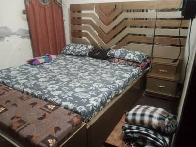 Bed set all side dawan sheesha set all