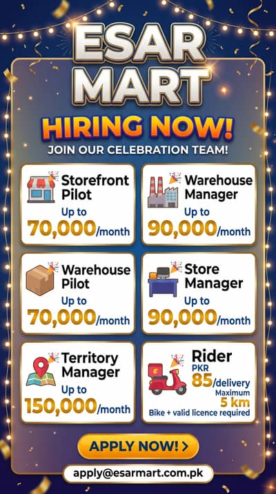 StoreFront Sales - Warehouse Manager - Business Development Manager