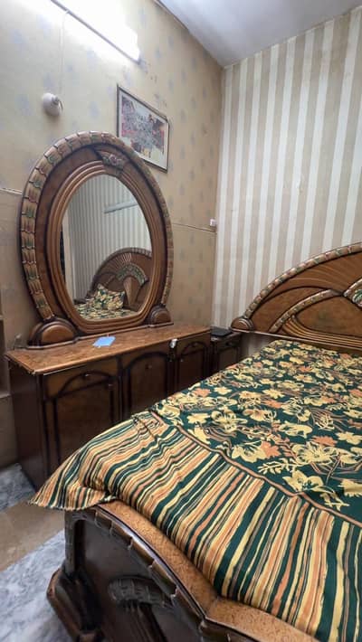 pure wood bed