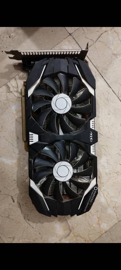 MSI GTX 1060 3GB Variant Graphics Card for Sale. Slightly Faulty