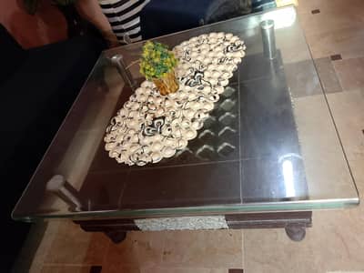 Console Table No any Single Fault With Solid Glass