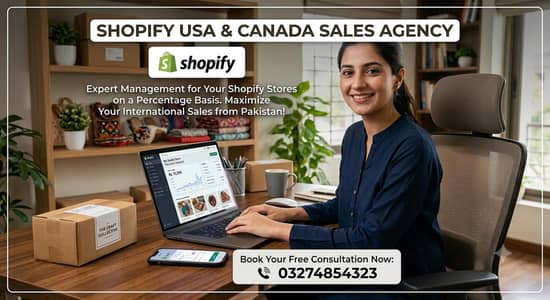 Shopify Store Management & E-commerce Sales Services (USA & Canada)