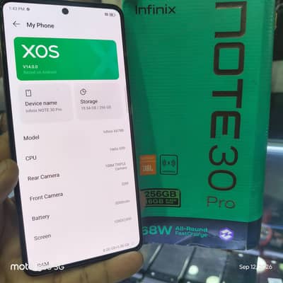 INFINIX NOTE 30 PRO ( ONLY BOX )