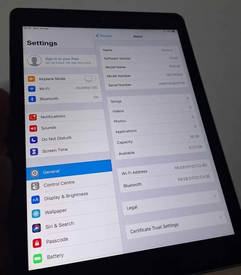 iPad Air 1 2