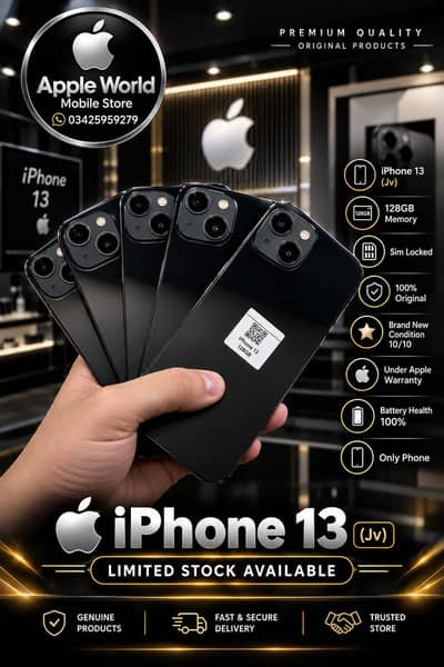 iPhone 13 jv 128 GB Brand New Condition