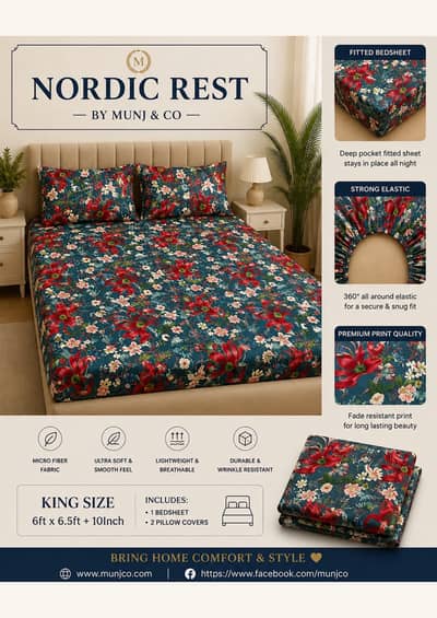 FITTED BEDSHEETS *KING SIZE EXPORT COTTON*
