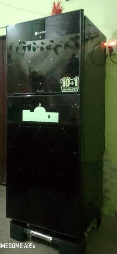Glass door fridge medium new brand waves SinGEr+Glow Geneine