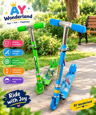 Brand New imported Scooty for kids| 3 Wheels lighting Scooter