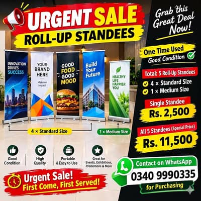 Roll-up standee