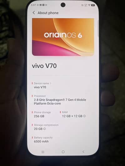 Vivo V70 5G