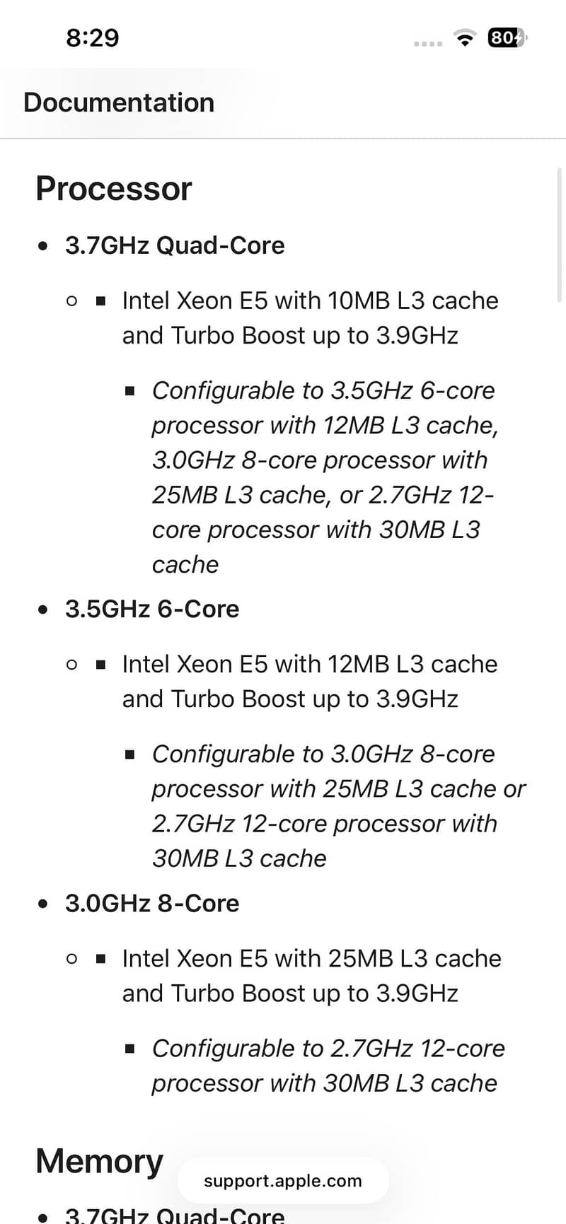 Apple Mac pro 2013 xeon E5 2