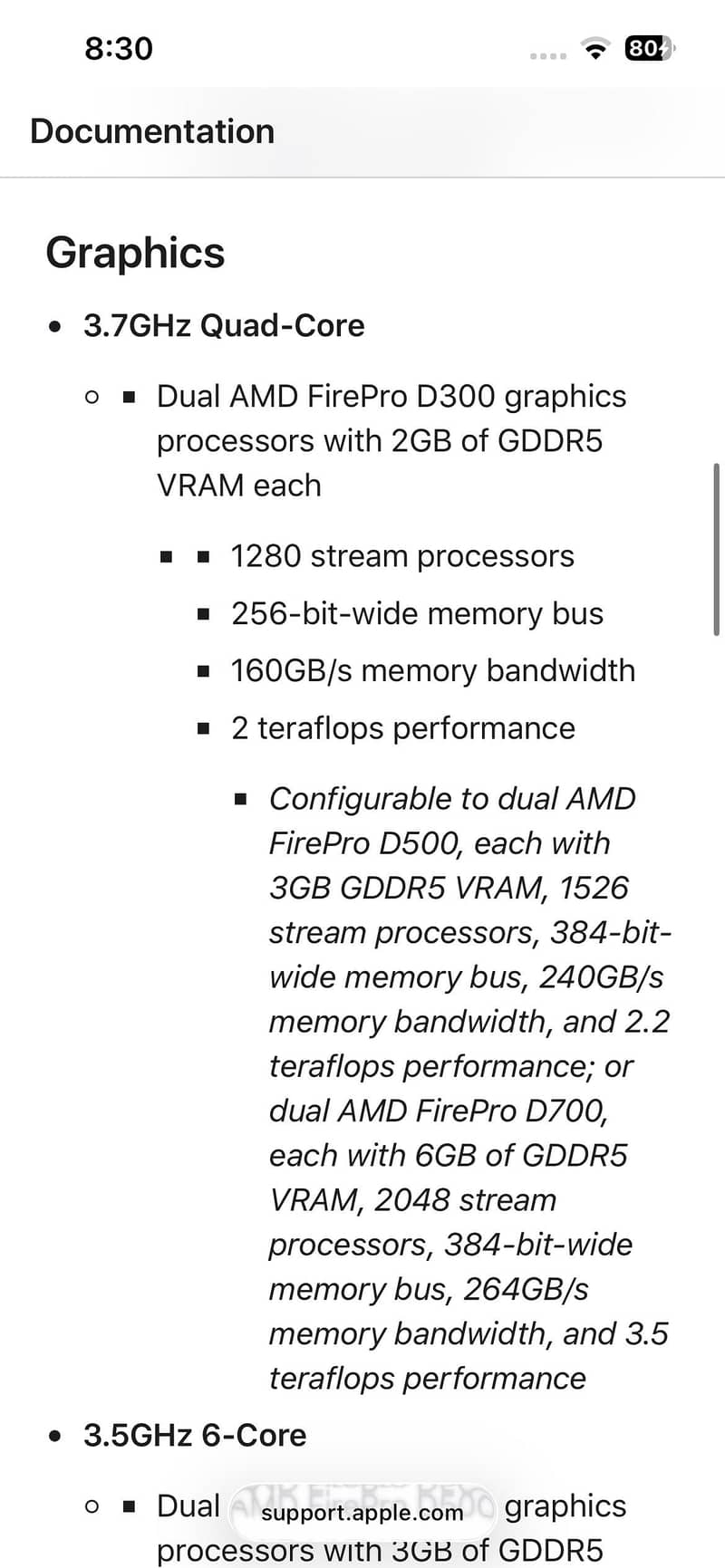 Apple Mac pro 2013 xeon E5 4