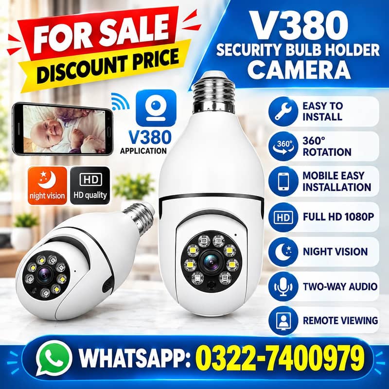 Security Bulb  Holder Camera 2