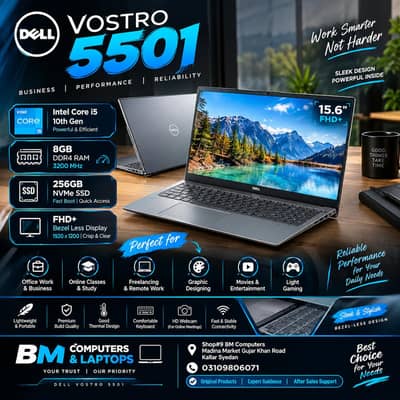 Dell Vostro 5501 i5 10th Generation