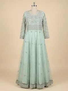 ice blue colour maxi. . 03201479410