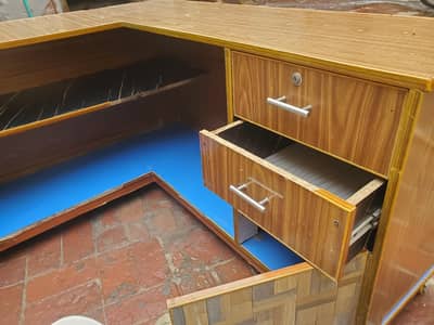 wooden Counter Table For Sale