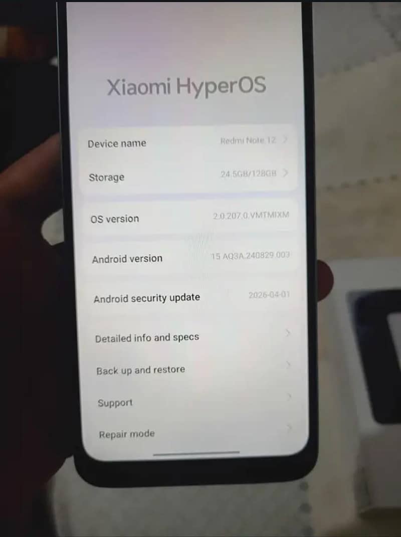 Xiaomi Redmi Note 12 5
