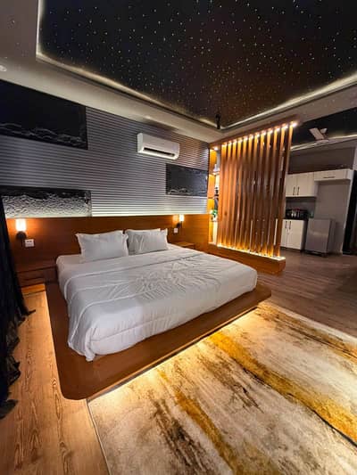 Luxury 1 Bedroom Furnished Apartment for Rent Per Day in Bahria Town Lahore | VIP Short Stay | Night Stay Flat | Per Day