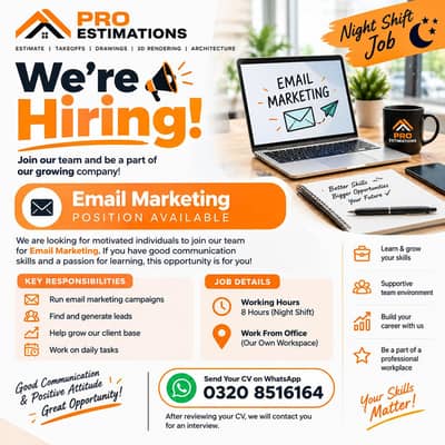 We're Hiring – Email Marketing Executive