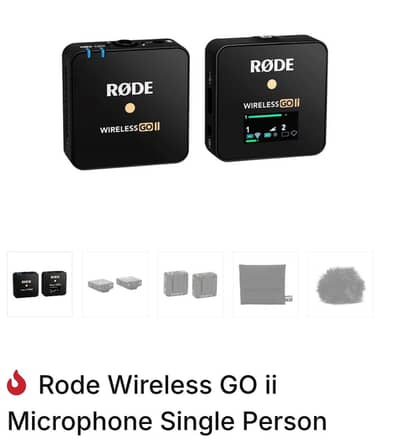 RODE WIRELESS MIC GO ii Box Pack Brand New
