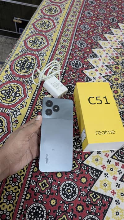 Realme C51 box charger 128gb offical pta