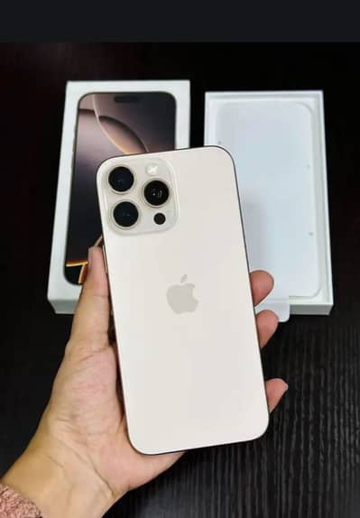 Iphone 16 pro max 512gb full sim time 4 months