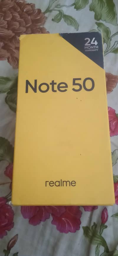 Realme note 50 4/128  with  box