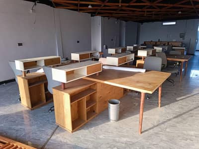 12 Workstations & Revolving Chairs