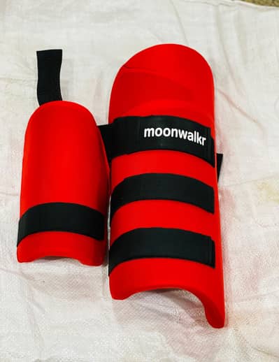 WB sports batting pads + moon walkr thigh pad
