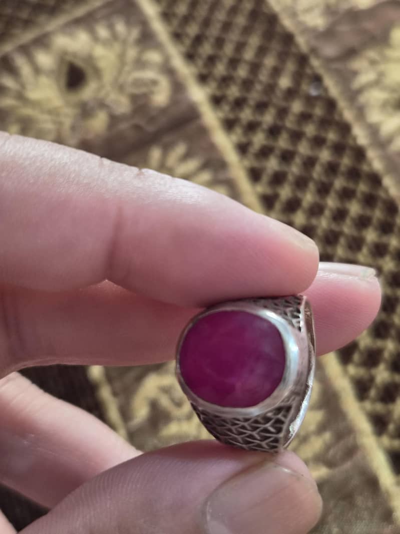 Natural Ruby Ring, 0300-4072011, 1