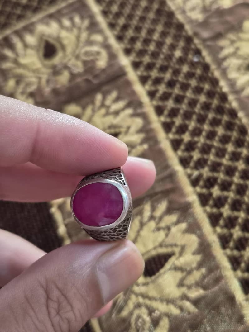Natural Ruby Ring, 0300-4072011, 5