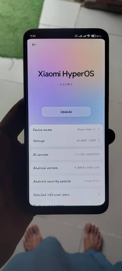 Redmi note 12.8/ 128