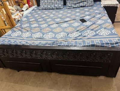 beautiful black bed set