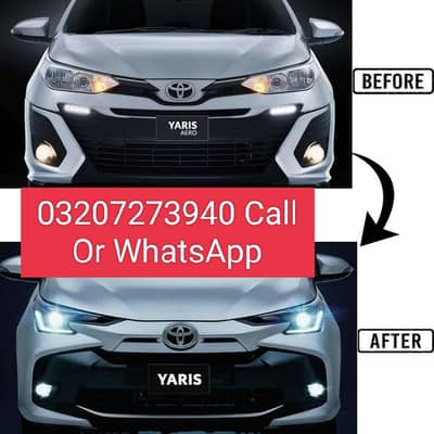 Yaris Ko Old se New Look Karwayn | Yaris Face-lift |