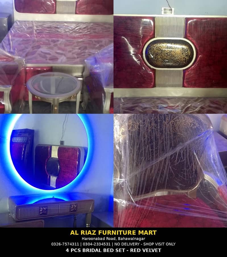 LUXURIOUS BRIDAL SET For sell All Riaz furniture mart - Beds - 1119677687