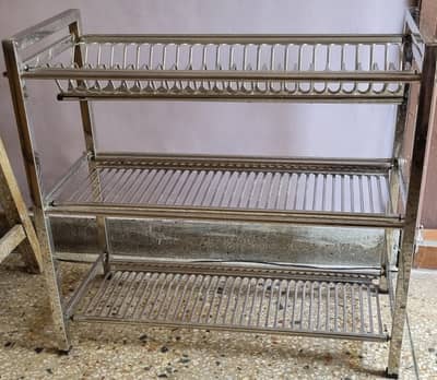 Premium Stainless Steel Dish Drying Rack (Like New)