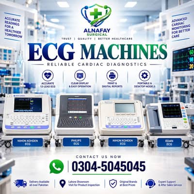 ECG Machine 12 Channel 6 Channel 3 Channel Cardiac ECG Machine