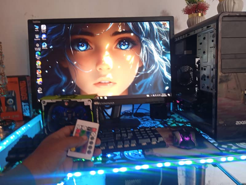 gaming pc  Full Setup | i5 7th Gen/RX 590 8GB/16GB RAM /22" Monitor 3