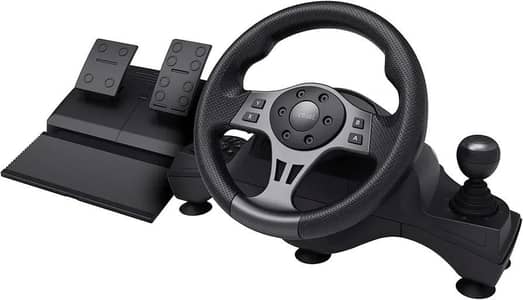 GXTrust Movi Steering Wheel for Gaming, Shifter with paddles