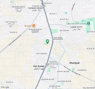 Get An Attractive Commercial Plot In Lahore Under Rs. 25000000