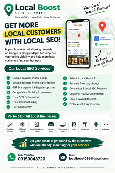 Local SEO services, GMB/GBP optimization