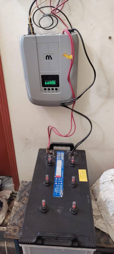 Complete 1.2Kva Solar System Setup (Inverter+Battery+Panels+Wiring)