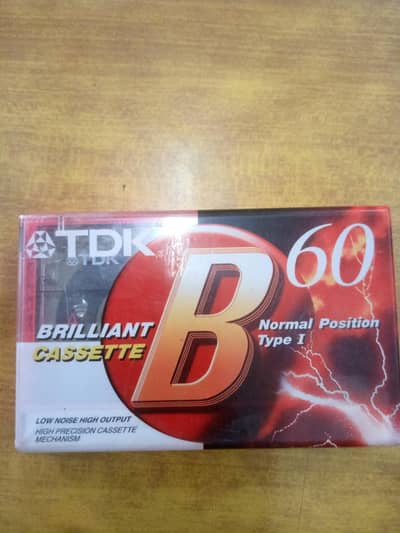 TDK B 60 Blank Cassette new sealed japan lot 10 pc