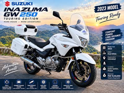 Suzuki Inazuma 250 - Complete Touring Panniers Box Setup - Kallar Syed
