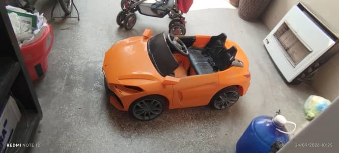 Kids Electric Ride-On Car for Sale | Stylish Orange Kids Car