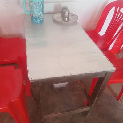 5 Table suitable for any shop. size(18"×48")